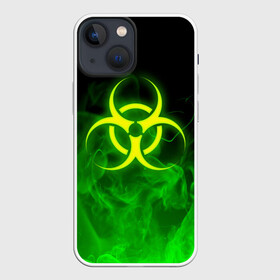 Чехол для iPhone 13 mini с принтом BIOHAZARD в Белгороде,  |  | biohazard | radiation | re | re3 | residenr evil | toxic | virusвирус | world war z | биохазард | обитель зла | радиация | токсик | эпидемия