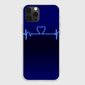 Чехол для iPhone 12 Pro Max с принтом Кардиограмма про любовь в Белгороде, Силикон |  | Тематика изображения на принте: 14 февраля | 8 марта | валентинов день | влюблен | влюбленность | влюбленные | вместе навсегда | девичник | девушке | день вл | для жены | здоровье | кардиограмма | любимая | любимый | люблю