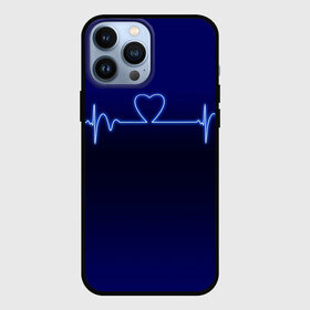 Чехол для iPhone 13 Pro Max с принтом Кардиограмма про любовь в Белгороде,  |  | Тематика изображения на принте: 14 февраля | 8 марта | валентинов день | влюблен | влюбленность | влюбленные | вместе навсегда | девичник | девушке | день вл | для жены | здоровье | кардиограмма | любимая | любимый | люблю