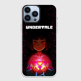 Чехол для iPhone 13 Pro Max с принтом UNDERTALE FRISK в Белгороде,  |  | Тематика изображения на принте: asriel dreemurr | chara | frisk | gaster blaster | sans | undertale | азриэль дримурр | андертейл | андрайн | гастер | меттатон | санс | фриск | чара