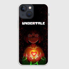 Чехол для iPhone 13 mini с принтом UNDERTALE CHARA в Белгороде,  |  | asriel dreemurr | chara | frisk | gaster blaster | sans | undertale | азриэль дримурр | андертейл | андрайн | гастер | меттатон | санс | фриск | чара