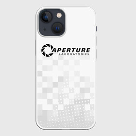 Чехол для iPhone 13 mini с принтом PORTAL в Белгороде,  |  | aperture laboratories | glados | portal | portal 2 | valve | гладос | портал | портал 2 | челл