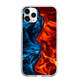 Чехол для iPhone 11 Pro Max матовый с принтом Огонь и вода в Белгороде, Силикон |  | fire | texture | абстракция | граффити | краски | лед | линии | огонь | огонь и лед | текстура | уличный стиль | яркая