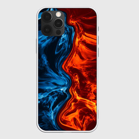 Чехол для iPhone 12 Pro Max с принтом Огонь и вода в Белгороде, Силикон |  | fire | texture | абстракция | граффити | краски | лед | линии | огонь | огонь и лед | текстура | уличный стиль | яркая