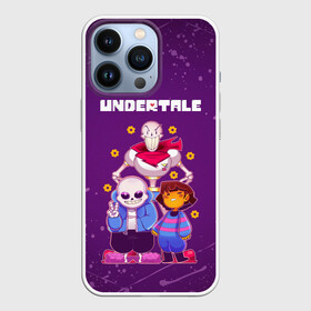 Чехол для iPhone 13 Pro с принтом UNDERTALE в Белгороде,  |  | asriel dreemurr | chara | frisk | gaster blaster | sans | undertale | азриэль дримурр | андертейл | андрайн | гастер | меттатон | санс | фриск | чара