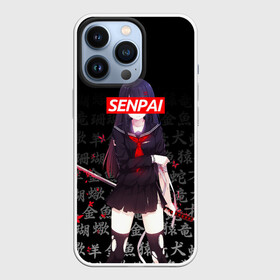 Чехол для iPhone 13 Pro с принтом SENPAI ANIME   СЕНПАЙ ГЕРОИНЯ С КАТАНОЙ   KATANA в Белгороде,  |  | ahegao | kawai | kowai | oppai | otaku | senpai | sugoi | waifu | yandere | ахегао | ковай | отаку | сенпай | яндере