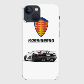 Чехол для iPhone 13 mini с принтом Koenigsegg в Белгороде,  |  | футболка 3d с принтом koenigsegg