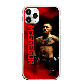 Чехол для iPhone 11 Pro матовый с принтом Конор МакГрегор в Белгороде, Силикон |  | conor mcgregor | m1 | the notorious | ufc | боевые | боец | борьба | единоборства | ирландский | искусства | конор макгрегор | м1 | мма | печально известный | смешанные | юфс