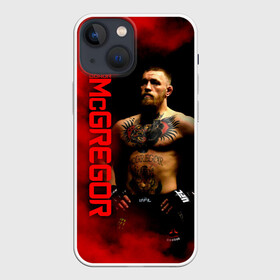 Чехол для iPhone 13 mini с принтом Конор МакГрегор в Белгороде,  |  | conor mcgregor | m1 | the notorious | ufc | боевые | боец | борьба | единоборства | ирландский | искусства | конор макгрегор | м1 | мма | печально известный | смешанные | юфс