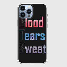 Чехол для iPhone 13 Pro Max с принтом Blood  Tears  Sweat в Белгороде,  |  | bangtan | bighit | boy | fake love | j hope | jimin | jin | jungkook | korea | kpop | live | luv | mic drop | rm | suga | v | with | бтс | кей | поп
