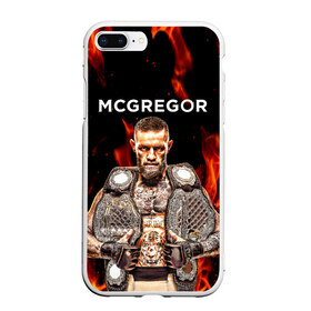 Чехол для iPhone 7Plus/8 Plus матовый с принтом CONOR McGREGOR в Белгороде, Силикон | Область печати: задняя сторона чехла, без боковых панелей | Тематика изображения на принте: conor | conor mcgregor | ufs | бокс | дональд серроне | ирландский боец | конор | конор макгрегор | конор макгрегор vs дональд серроне | макгрегор | профессиональный бокс | смешанные бои