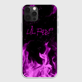 Чехол для iPhone 12 Pro Max с принтом LIL PEEP FIRE в Белгороде, Силикон |  | Тематика изображения на принте: lil peep | lil prince | pink | зарубежная музыка | лил пип | маленький принц
