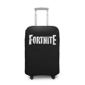 Чехол для чемодана 3D с принтом Fortnite в Белгороде, 86% полиэфир, 14% спандекс | двустороннее нанесение принта, прорези для ручек и колес | fortnite | фортнайт | черная футболка