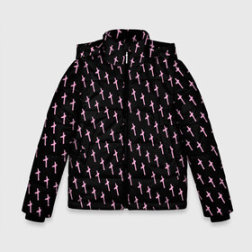 Зимняя куртка для мальчиков 3D с принтом LiL PEEP Pattern в Белгороде, ткань верха — 100% полиэстер; подклад — 100% полиэстер, утеплитель — 100% полиэстер | длина ниже бедра, удлиненная спинка, воротник стойка и отстегивающийся капюшон. Есть боковые карманы с листочкой на кнопках, утяжки по низу изделия и внутренний карман на молнии. 

Предусмотрены светоотражающий принт на спинке, радужный светоотражающий элемент на пуллере молнии и на резинке для утяжки | Тематика изображения на принте: lil peep | lil prince | pink | зарубежная музыка | лил пип | маленький принц