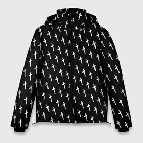 Мужская зимняя куртка 3D с принтом LiL PEEP Pattern в Белгороде, верх — 100% полиэстер; подкладка — 100% полиэстер; утеплитель — 100% полиэстер | длина ниже бедра, свободный силуэт Оверсайз. Есть воротник-стойка, отстегивающийся капюшон и ветрозащитная планка. 

Боковые карманы с листочкой на кнопках и внутренний карман на молнии. | lil peep | lil prince | pink | зарубежная музыка | лил пип | маленький принц