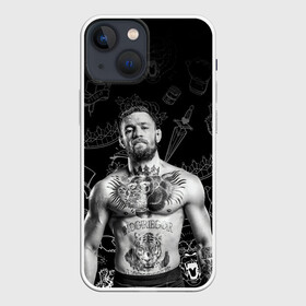 Чехол для iPhone 13 mini с принтом CONOR McGREGOR. в Белгороде,  |  | conor | conor mcgregor | ssru | ufs | бокс | дональд серроне | ирландский боец | конор | конор макгрегор | конор макгрегор vs дональд серроне | макгрегор | профессиональный бокс | смешанные бои