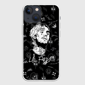 Чехол для iPhone 13 mini с принтом LIL PEEP в Белгороде,  |  | lil peep | lil prince | pink | зарубежная музыка | лил пип | маленький принц