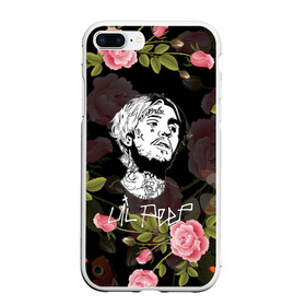 Чехол для iPhone 7Plus/8 Plus матовый с принтом LIL PEEP ROSES в Белгороде, Силикон | Область печати: задняя сторона чехла, без боковых панелей | lil peep | lil prince | pink | зарубежная музыка | лил пип | маленький принц