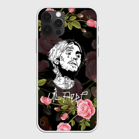 Чехол для iPhone 12 Pro Max с принтом LIL PEEP ROSES в Белгороде, Силикон |  | Тематика изображения на принте: lil peep | lil prince | pink | зарубежная музыка | лил пип | маленький принц