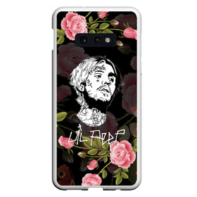 Чехол для Samsung S10E с принтом LIL PEEP ROSES в Белгороде, Силикон | Область печати: задняя сторона чехла, без боковых панелей | Тематика изображения на принте: lil peep | lil prince | pink | зарубежная музыка | лил пип | маленький принц