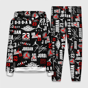 Женский костюм 3D (с толстовкой) с принтом MICHAEL JORDAN LOGOBOMBING в Белгороде,  |  | 23 | bulls | chicago bulls | jordan | logo | michael jordan | nba | paris saint germain | psg | red | sport | быки | джордан | лого | майкл джордан | псж | спорт | чикаго буллс