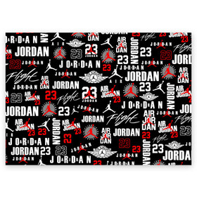 Поздравительная открытка с принтом MICHAEL JORDAN LOGOBOMBING в Белгороде, 100% бумага | плотность бумаги 280 г/м2, матовая, на обратной стороне линовка и место для марки
 | Тематика изображения на принте: 23 | bulls | chicago bulls | jordan | logo | michael jordan | nba | paris saint germain | psg | red | sport | быки | джордан | лого | майкл джордан | псж | спорт | чикаго буллс