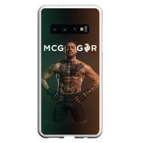 Чехол для Samsung Galaxy S10 с принтом Conor McGregor в Белгороде, Силикон | Область печати: задняя сторона чехла, без боковых панелей | conor | conor mcgregor | mcgregor | mma | ufc | бокс | борьба | конор | конор мак грегор | мма | юфс