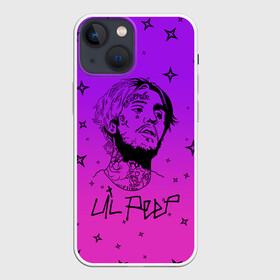 Чехол для iPhone 13 mini с принтом LIL PEEP. в Белгороде,  |  | lil peep | lil prince | pink | зарубежная музыка | зарубежный рэп | лил пип | маленький принц