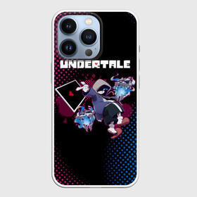 Чехол для iPhone 13 Pro с принтом UNDERTALE в Белгороде,  |  | asriel dreemurr | chara | frisk | gaster blaster | sans | undertale | азриэль дримурр | андертейл | андрайн | гастер | меттатон | санс | фриск | чара