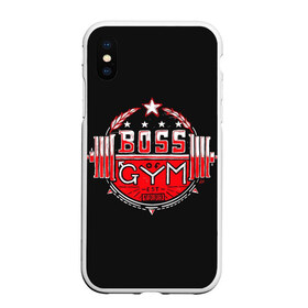 Чехол для iPhone XS Max матовый с принтом Boss of GYM (акварель) в Белгороде, Силикон | Область печати: задняя сторона чехла, без боковых панелей | Тематика изображения на принте: aniki | aquarell | art | billy | billy herrington | gachi | gachimuchi | van | акварель | аники | арт | вэн | гачи | гачибасс | гачимучи