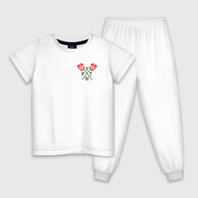 Детская пижама хлопок с принтом PAYTON MOORMEIER (НА СПИНЕ) в Белгороде, 100% хлопок |  брюки и футболка прямого кроя, без карманов, на брюках мягкая резинка на поясе и по низу штанин
 | Тематика изображения на принте: 