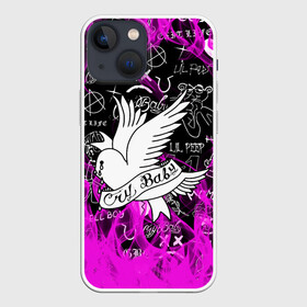 Чехол для iPhone 13 mini с принтом LIL PEEP. в Белгороде,  |  | lil peep | lil prince | pink | зарубежная музыка | лил пип | маленький принц