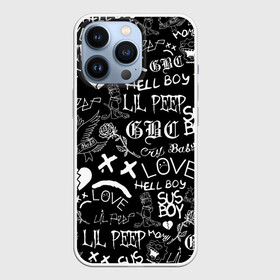 Чехол для iPhone 13 Pro с принтом LIL PEEP LOGOBOMBING | ЛИЛ ПИП в Белгороде,  |  | Тематика изображения на принте: lil peep | lil prince | pink | зарубежная музыка | лил пип | маленький принц