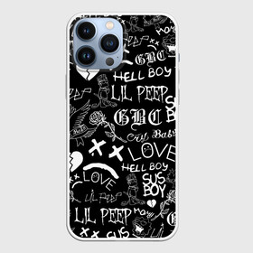 Чехол для iPhone 13 Pro Max с принтом LIL PEEP LOGOBOMBING | ЛИЛ ПИП в Белгороде,  |  | Тематика изображения на принте: lil peep | lil prince | pink | зарубежная музыка | лил пип | маленький принц