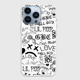 Чехол для iPhone 13 Pro с принтом LIL PEEP | ЛИЛ ПИП LOGOBOMBING в Белгороде,  |  | Тематика изображения на принте: lil peep | lil prince | pink | зарубежная музыка | лил пип | маленький принц