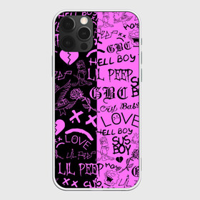 Чехол для iPhone 12 Pro Max с принтом LIL PEEP LOGOBOMBING в Белгороде, Силикон |  | Тематика изображения на принте: lil peep | lil prince | pink | зарубежная музыка | лил пип | маленький принц
