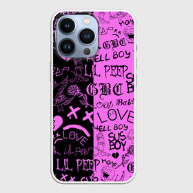 Чехол для iPhone 13 Pro с принтом LIL PEEP LOGOBOMBING BLACK PINK в Белгороде,  |  | Тематика изображения на принте: lil peep | lil prince | pink | зарубежная музыка | лил пип | маленький принц