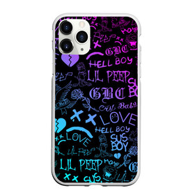 Чехол для iPhone 11 Pro матовый с принтом LIL PEEP LOGOBOMBING в Белгороде, Силикон |  | lil peep | lil prince | pink | зарубежная музыка | лил пип | маленький принц