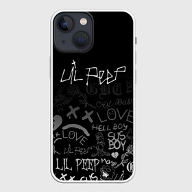 Чехол для iPhone 13 mini с принтом LIL PEEP | ЛИЛ ПИП в Белгороде,  |  | cry dead smile | crybaby | lil peep | lil prince | pink | зарубежная музыка | лил пип | маленький принц