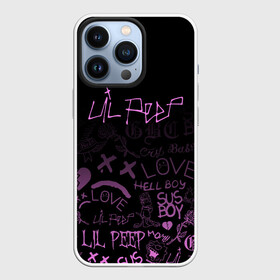 Чехол для iPhone 13 Pro с принтом LIL PEEP в Белгороде,  |  | Тематика изображения на принте: lil peep | lil prince | pink | зарубежная музыка | лил пип | маленький принц