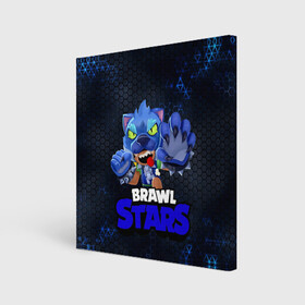 Холст квадратный с принтом Brawl Stars Blue Hex в Белгороде, 100% ПВХ |  | brawl | brawl st | brawl stars | colt | dynamike | game | hex | leon | logo | mobo | poco | shelly | stars | бравл | динамайк | игра | игры | кольт | леон | лого | мобильные игры | надпись | поко | старс | шелли