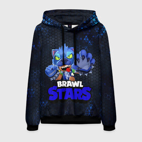Мужская толстовка 3D с принтом Brawl Stars Blue Hex в Белгороде, 100% полиэстер | двухслойный капюшон со шнурком для регулировки, мягкие манжеты на рукавах и по низу толстовки, спереди карман-кенгуру с мягким внутренним слоем. | brawl | brawl st | brawl stars | colt | dynamike | game | hex | leon | logo | mobo | poco | shelly | stars | бравл | динамайк | игра | игры | кольт | леон | лого | мобильные игры | надпись | поко | старс | шелли