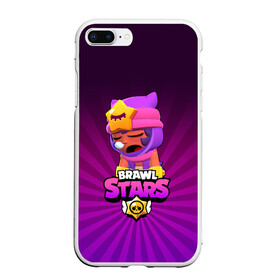 Чехол для iPhone 7Plus/8 Plus матовый с принтом brawl stars sandy в Белгороде, Силикон | Область печати: задняя сторона чехла, без боковых панелей | brawl stars | brawl stars sandy | legendary brawler | leon | leon shark | sandy | shark | stars | акула | бравл стар сэнди | леон акула | сенди | сэнди