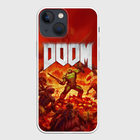 Чехол для iPhone 13 mini с принтом DOOM в Белгороде,  |  | doom | doom eternal | дум