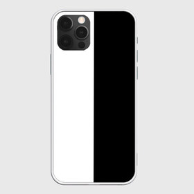 Чехол для iPhone 12 Pro Max с принтом ПРОСТО ЧЁРНО-БЕЛЫЙ в Белгороде, Силикон |  | black | black  white | color | white | белый | геометрия | чб | чёрно белый | чёрный