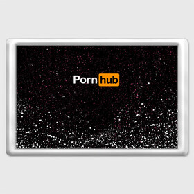 Магнит 45*70 с принтом PornHub | ПОРНХАБ (Z) в Белгороде, Пластик | Размер: 78*52 мм; Размер печати: 70*45 | brazzers | hub | бразерс