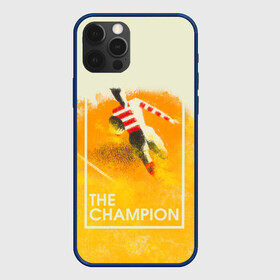 Чехол для iPhone 12 Pro с принтом Регби. The Champion в Белгороде, силикон | область печати: задняя сторона чехла, без боковых панелей | Тематика изображения на принте: champion | rugby | винтаж | регби | ретро | спорт | футбол | чемпион