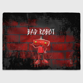 Плед 3D с принтом Bad Robot в Белгороде, 100% полиэстер | закругленные углы, все края обработаны. Ткань не мнется и не растягивается | bad robot | кино | кинокомпания | остаться в живых | стартрек: возмездие