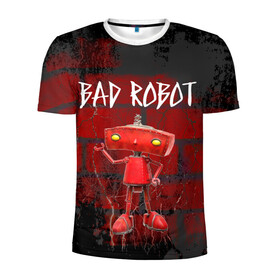 Мужская футболка 3D спортивная с принтом Bad Robot в Белгороде, 100% полиэстер с улучшенными характеристиками | приталенный силуэт, круглая горловина, широкие плечи, сужается к линии бедра | Тематика изображения на принте: bad robot | кино | кинокомпания | остаться в живых | стартрек: возмездие