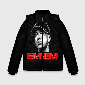 Зимняя куртка для мальчиков 3D с принтом Eminem в Белгороде, ткань верха — 100% полиэстер; подклад — 100% полиэстер, утеплитель — 100% полиэстер | длина ниже бедра, удлиненная спинка, воротник стойка и отстегивающийся капюшон. Есть боковые карманы с листочкой на кнопках, утяжки по низу изделия и внутренний карман на молнии. 

Предусмотрены светоотражающий принт на спинке, радужный светоотражающий элемент на пуллере молнии и на резинке для утяжки | eminem | evil | ken kaniff | marshall bruce mathers iii | mm | rap | slim shady | маршалл брюс мэтерс iii | рэп | рэп рок | хип хоп | хорроркор | эминем